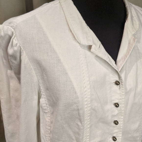 Tint white linen blend tailored jacket Sz Large - Picture 3 of 14